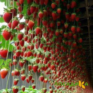 Клубника ампельная Анастасия купить по цене от 370р. в интернет-магазине «Посадика» с доставкой почтой в в Краснокамске и по всей России – [изображение №1].